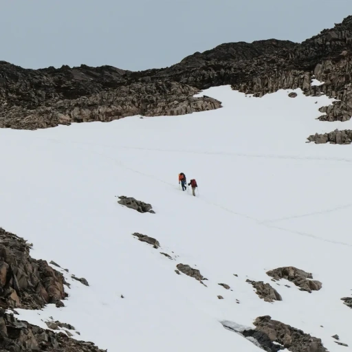 Foto van twee bergbeklimmers