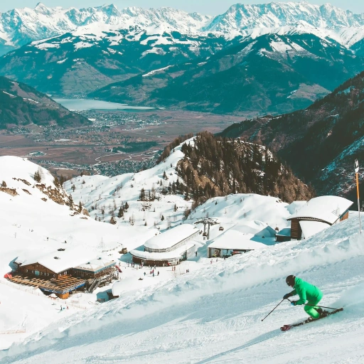 Foto van een skiër